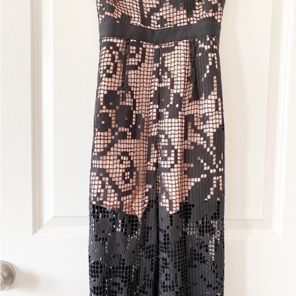 ALICE McCALL Billsberry Black Lace Side Split Hem Jumpsuit Fairy Goth - Picture 5 of 15